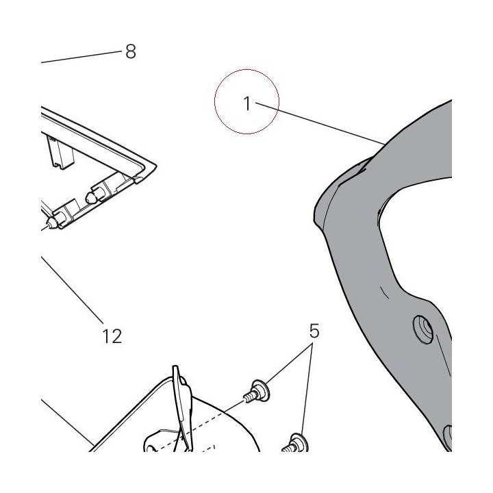 Front mudguard 56411271BB