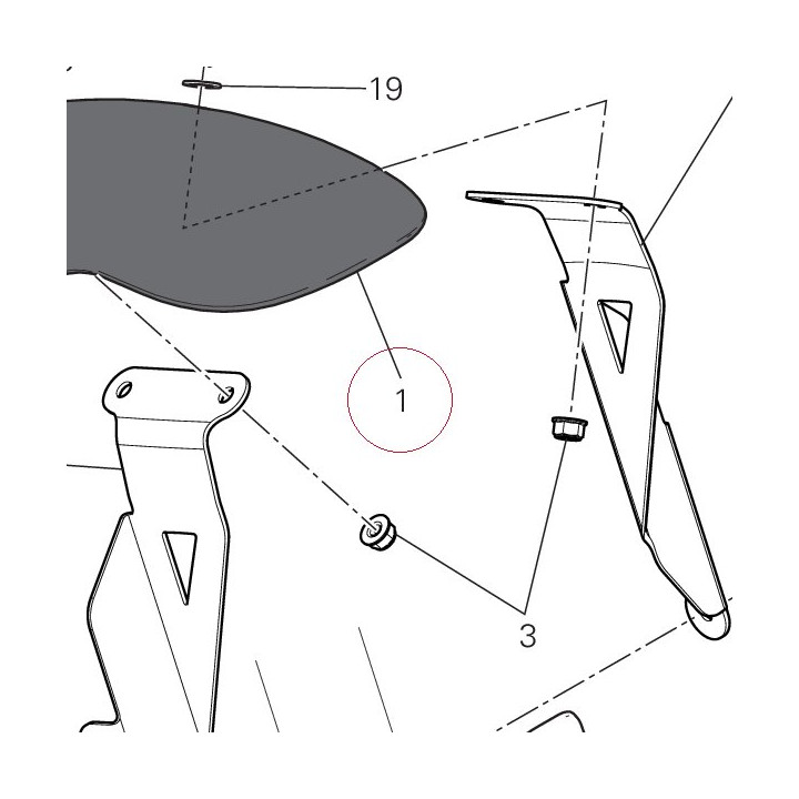 Front fender, black 56411341AK