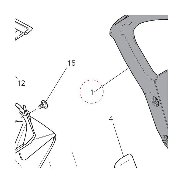Front mudguard yellow 56411362BY