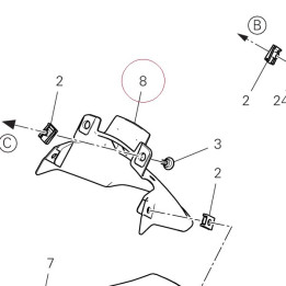 Extension, front fender 56416491A