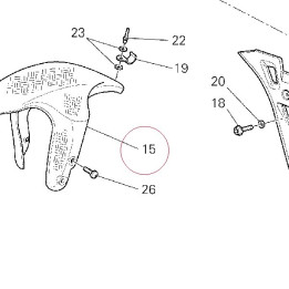 Front fender carbon 56420551A