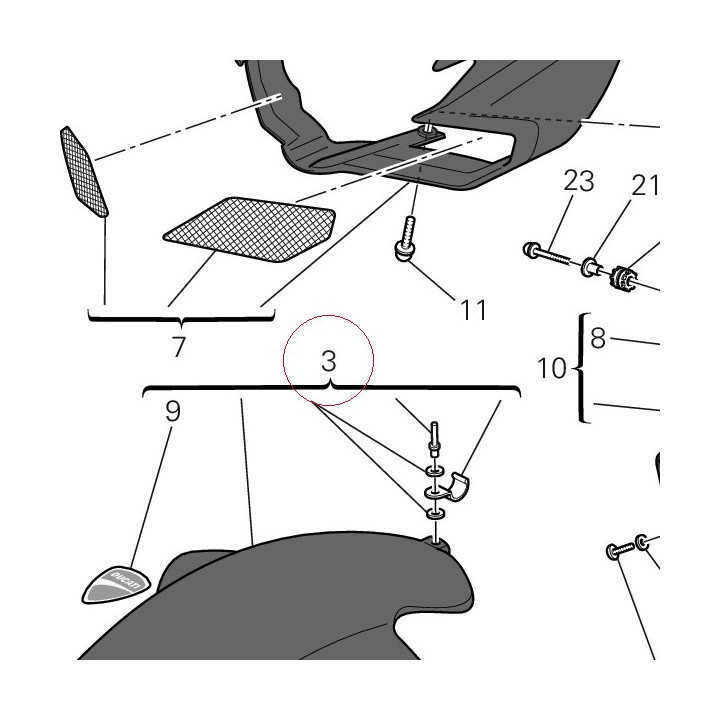 Front mudguard 56420621CA