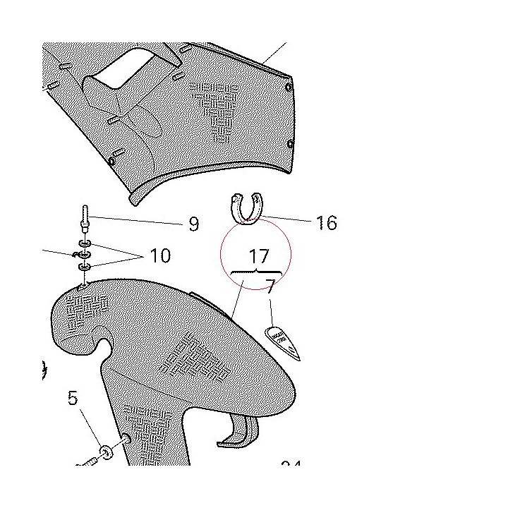Front mudguard 56420731A