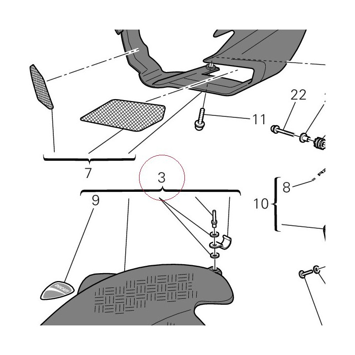 Front fender carbon 56420791B