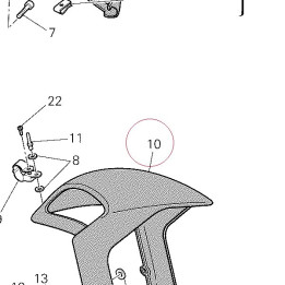 Front mudguard 56420842AB