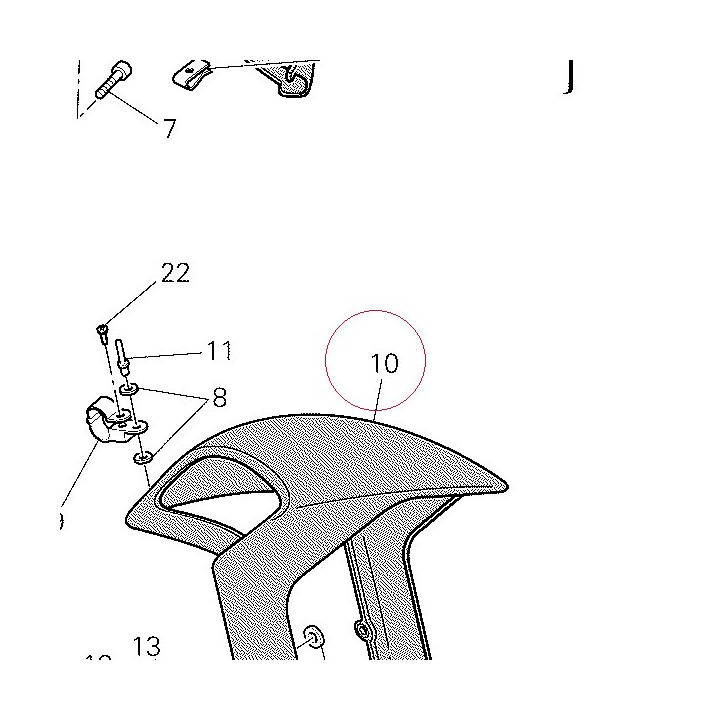 Front mudguard 56420842AS