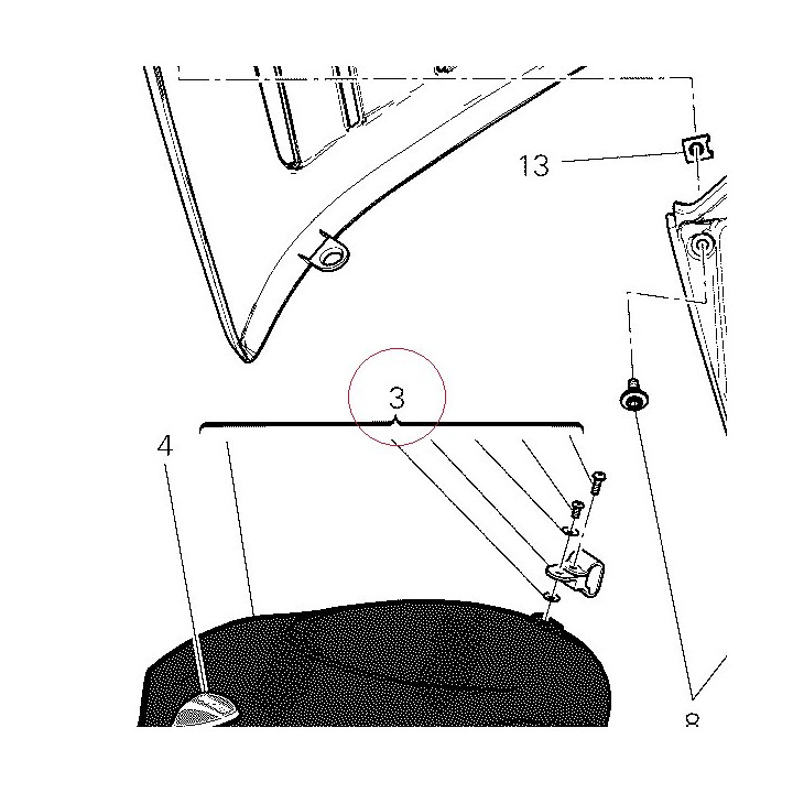 Front fender carbon 56420971AA