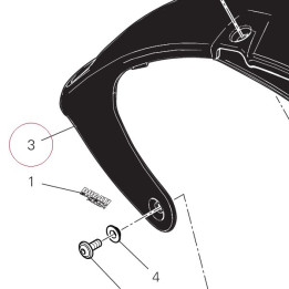 Front fender, black 56426531AB