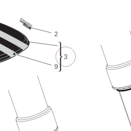Front fender, black 56426531AK