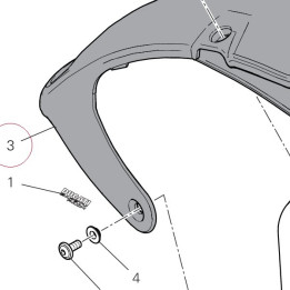 Front mudguard yellow 56426531AY
