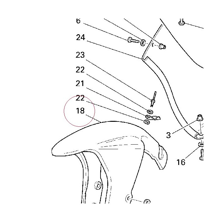 Front mudguard 56430231A