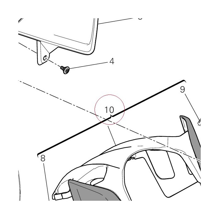 Front fender red 564P1031AA