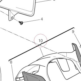 Front fender, black 564P1032AN