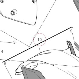 Front fender red 564P1042AA