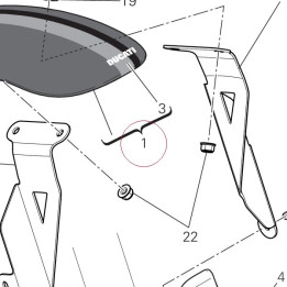 Front fender, black 564P1341AK