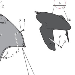 Front mudguard 564P6691AN