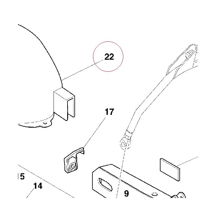 Rear mudguard 56510181A