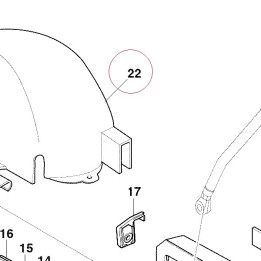 Rear mudguard 56510181B