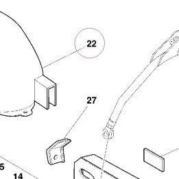 Rear mudguard 56510191A
