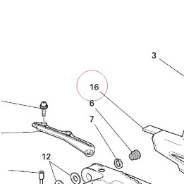 Rear mudguard 56510212A