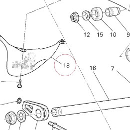 Rear mudguard 56510391A