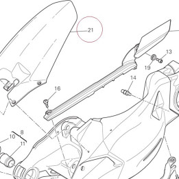 Rear mudguard 56510441B