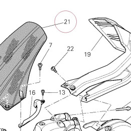 Rear mudguard 56510501A