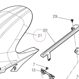 Rear mudguard 56510563A
