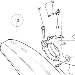 Rear mudguard 56510601A