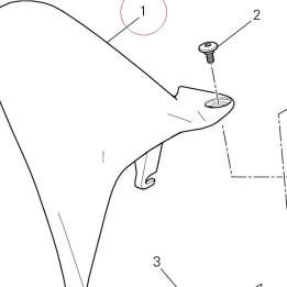 Rear mudguard 56510671A