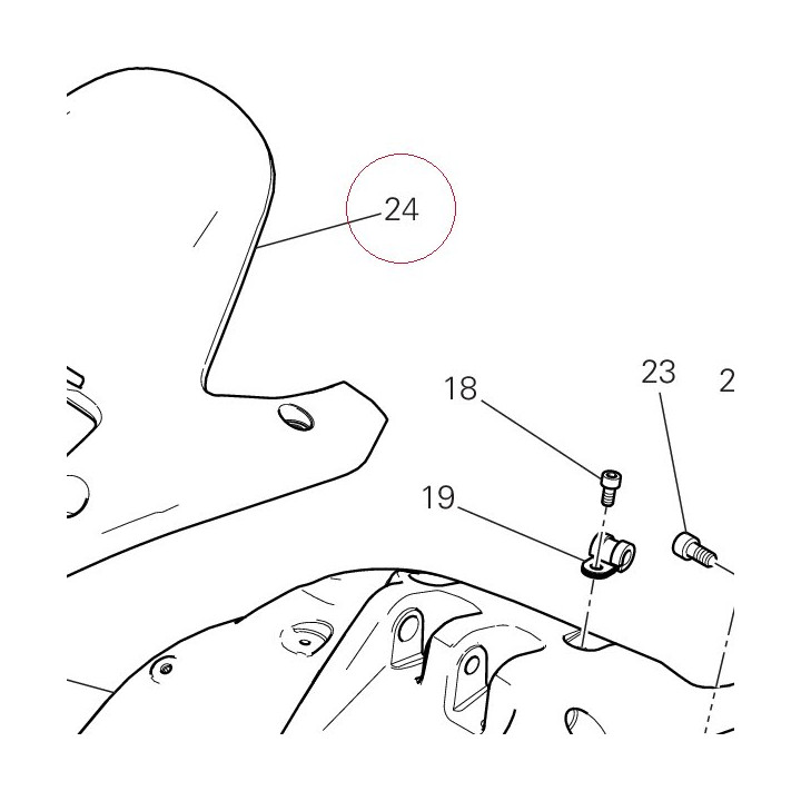 Rear mudguard 56510842A
