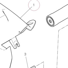Rear mudguard 56511181A
