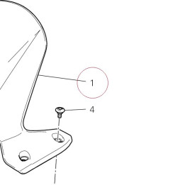 Rear mudguard 56511291B