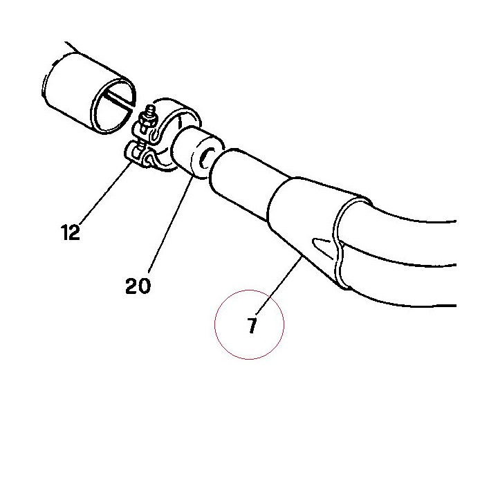 Exhaust pipe 57010132A