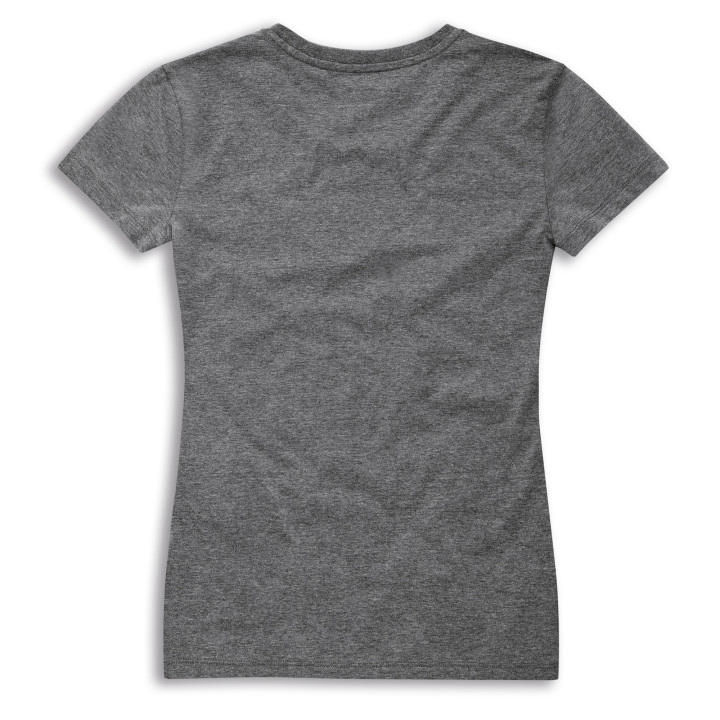 LADY T-SHIRT DUCATI 77 GRAY