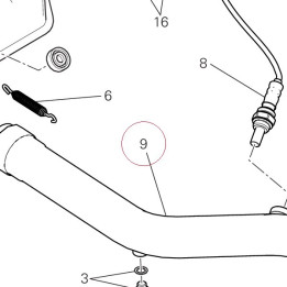 Exhaust manifold horizontal 57014401B