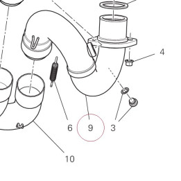Exhaust manifold horizontal 57014901AB