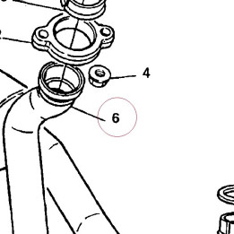 Vertical exhaust pipe 57110071A