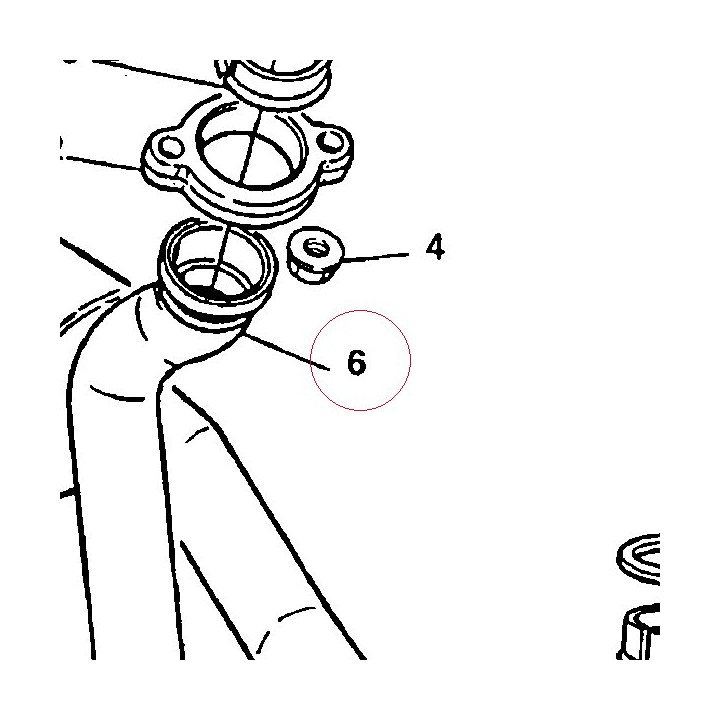 Vertical exhaust pipe 57110071A