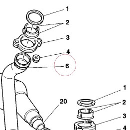 Vertical exhaust pipe 57110181A