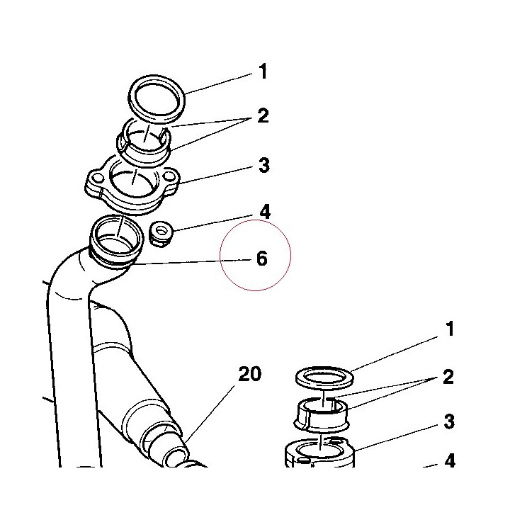 Vertical exhaust pipe 57110181A