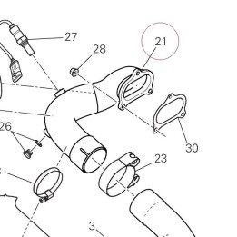 Exhaust manifold 57113251A