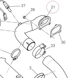 Exhaust manifold 57113252A