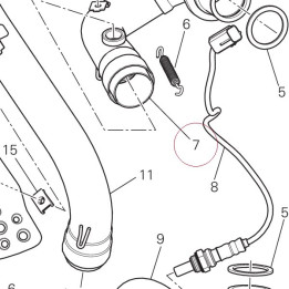 Exhaust manifold vertical 57113771C