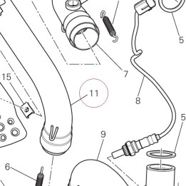 Exhaust pipe vertical 57113781C