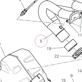 Exhaust manifold vertical 57115151A