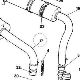 Right silencer 57310391B
