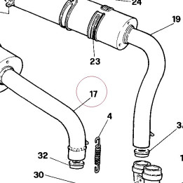 Right silencer 57310391C