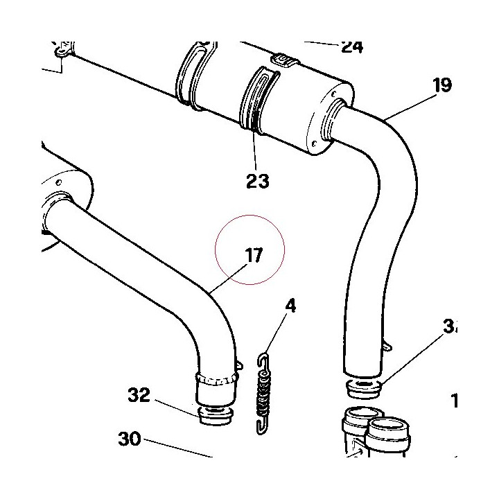 Right silencer 57310391C