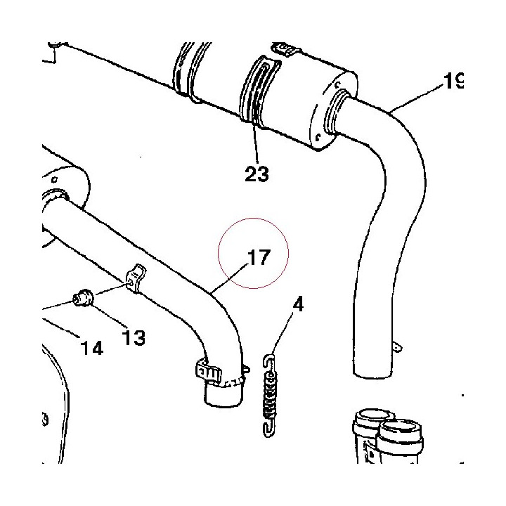 Right silencer 57310393A